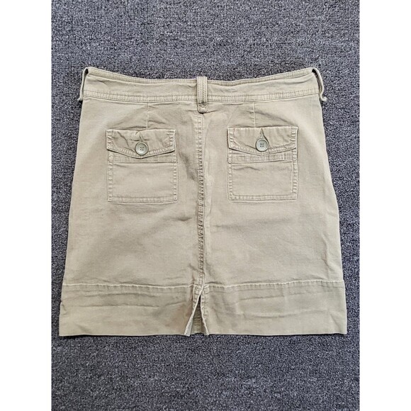 Carve Designs Cargo Skirt Medium Khaki Y2k Short Draw String Waist - Picture 3 of 11